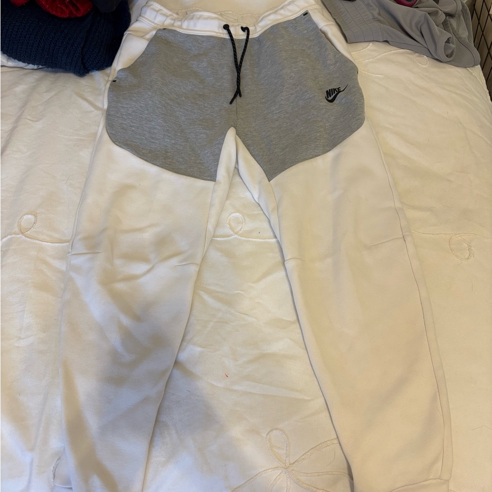 Nike White and Gray Apparel
